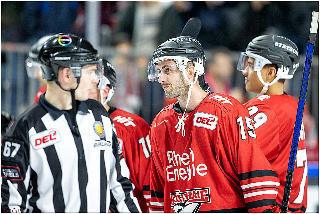DEL; Koelner Haie - Straubing Tigers; Koeln, 17.11.2019
